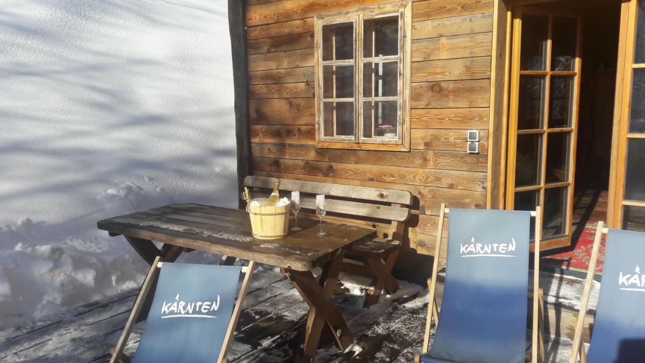 Almhuette Chalet Hirschfisch Bodensdorf Bagian luar foto