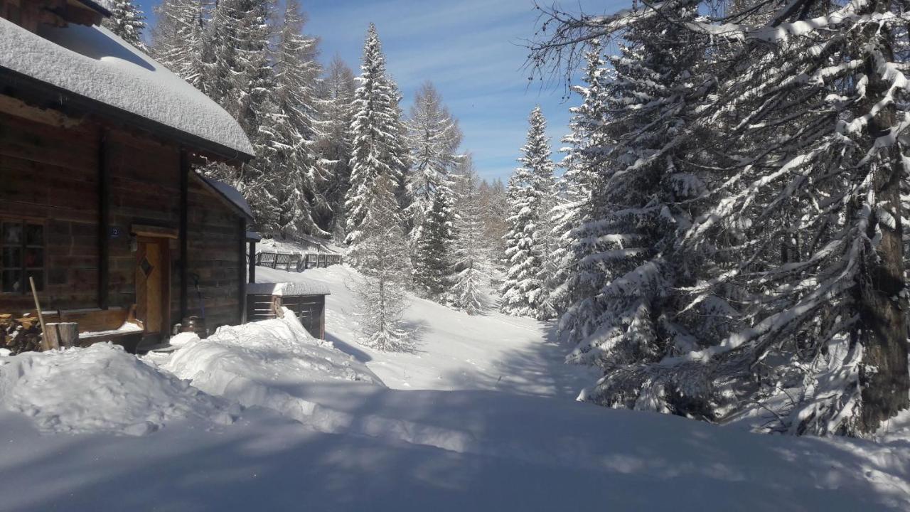 Almhuette Chalet Hirschfisch Bodensdorf Bagian luar foto